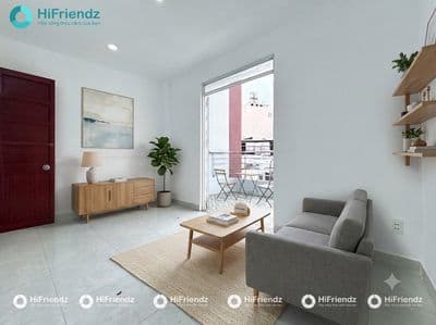 Studio Ban Công - Full Nội Thất - Ngay Huflit Ba Gia