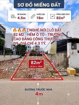 Hẻm Oto Thông Đường Tăng Nhơn Phú, Giá Tốt Cho Nhà Đầu Tư