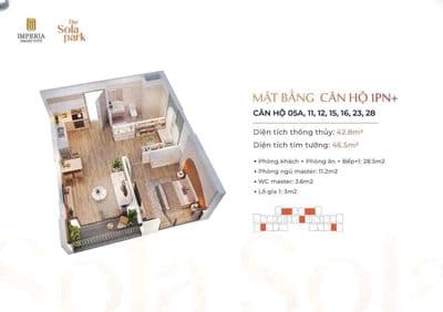 bán căn 1N+1 48m2 Vinhomes Smart City