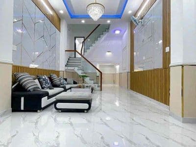 Nhà Có Nội Thất 1 Trệt 2 Lầu 3PN 4WC Hẻm 160 Nguyễn Văn Quỳ Quận 7