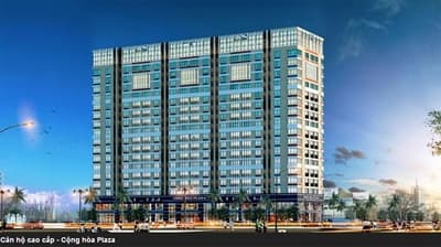 Cho thuê căn hộ Penthouse Cộng Hòa Plaza, 150m2, 4PN, 19 triệu.