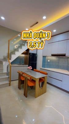 Bán nhà Q3, 2 PN, full nội thất. 3Tỷ nhỉnh