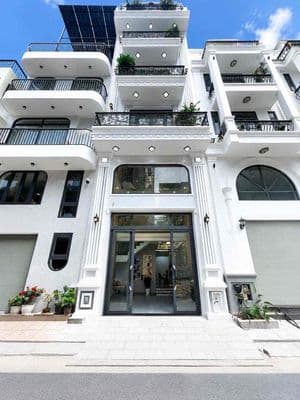 Quận 7, bán nhà hẻm 8m, 5 x 12 nhà 4 tầng full NT, Hoàng Quốc Việt.