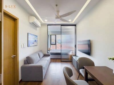 Căn hộ 1 phòng ngủ sun cosmo - gần cầu trần thị lý
