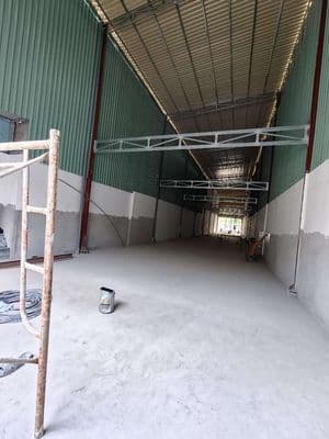 cho thuê kho 370m2 mặt tiền đường trần văn giàu xe container 24h x