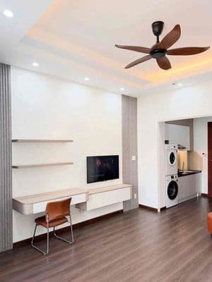 Studio 1 phòng ngủ tách bếp full nội thất rộng 40m2 ngay đầm sen