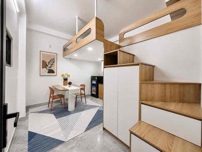 Phòng cao cấp máy giặt riêng full nội thất mới ngay võ thị sáu