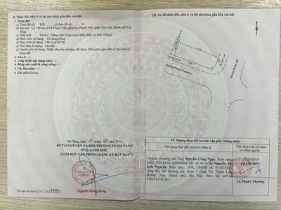 Bán đất lô góc đường phạm vấn & phước trường 8,sơn trà