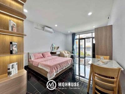 Thuê ngay studio ban công 36m2 tại nơ trang long gần chợ bà chiểu