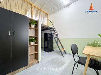Gác xinh rộng rãi gần chợ hạnh thông tây ở 2-3 người thoải mái -th máy