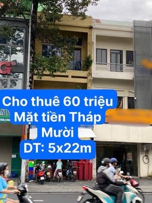 Cho thuê nhà nguyên căn, Chợ Lớn, Mặt tiền Tháp Mười, P.2, Q.6