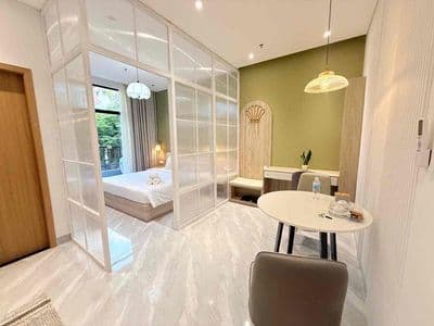 Cho thuê căn hộ 1 phòng ngủ - khu vực sơn trà - mới 100%