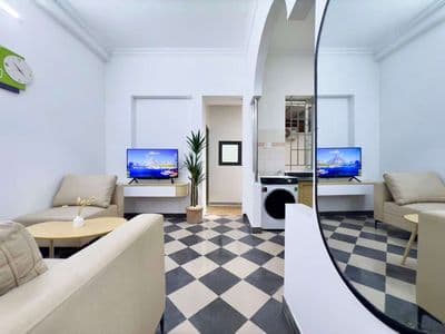 Căn hộ dịch vụ 3pn mới tinh – full nội thất – không phí quản lý