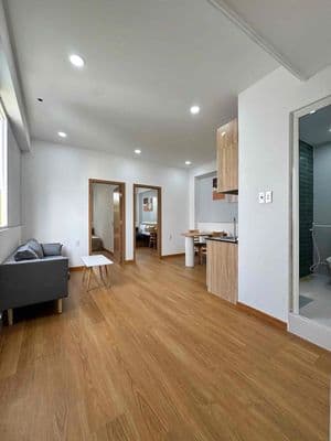 Cho thuê 2 phòng ngủ, 1 phòng khách, diện tích rộng 55m2
