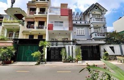 Cho thuê nhà mặt tiền đường lớn phường an nhơn 5x20_4 tầng_5pn_mới đẹp