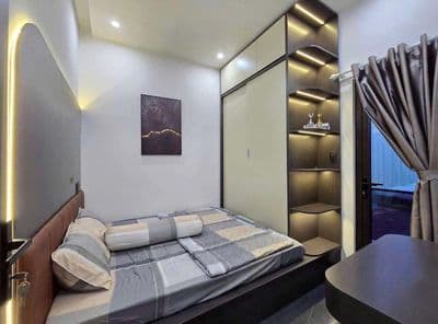 Nhà mới 4 tầng full nội thất mt lê thị tính, thanh khê
