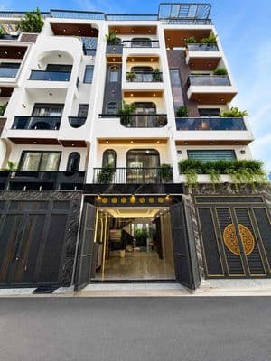 Nhà SHR, Hẻm Xe Hơi Đường TX 25, DT:4x13.5M, Lửng, 3 Lầu, 4PN, Gara xe