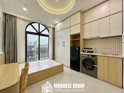 Cho thuê căn hộ có thang máy, giặt riêng khu tân sơn
