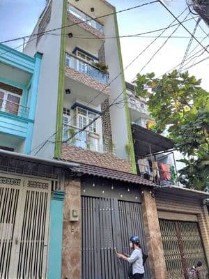 Cho thuê nhà 1 sẹc trịnh đình trọng, tân phú, 4 tầng, 18 triêu, 6pn