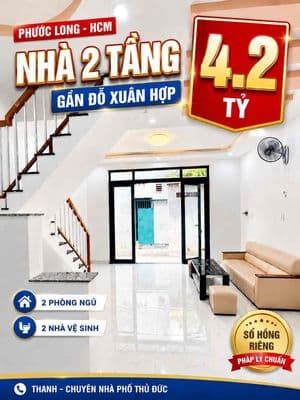 ( 4.2 tỷ) bán nhanh nhà 2 tầng mới gần Đỗ Xuân Hợp