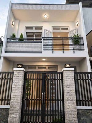 nhà mới xây sạch sẽ