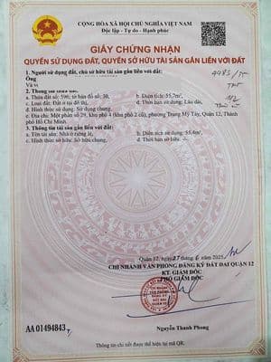 Nhà > 50m2 trung mỹ tây giá rẻ khu vực