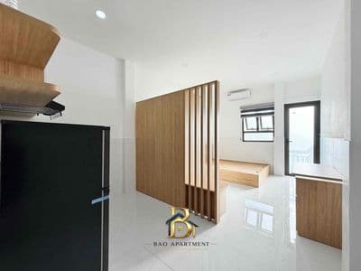 Studio ban công - full nội thất máy giặt riêng- ngay chợ tân hương
