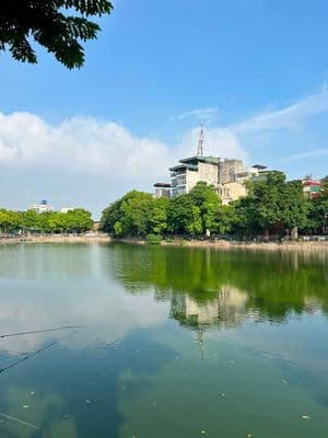 Bán nhà 80m2 Hoàng Mai, 2 mặt tiền, view hồ Kim Đồng