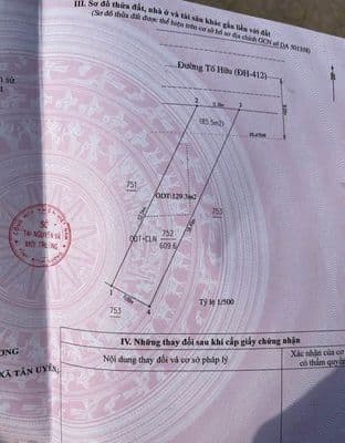 Bán đất 609m2 Tân Uyên, Bình Dương - Gần KCN