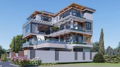 Bán biệt thự đơn lập 425m2, bể bơi, thang máy, 52 tỷ