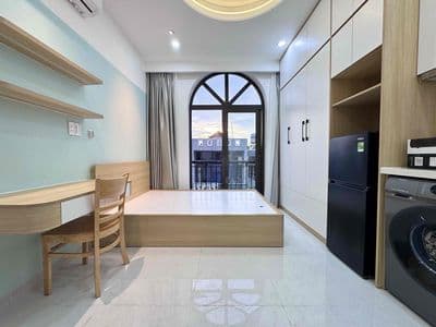Studio Ban công 28m2 | Emart Phan Huy Ích | Full nội thất, thang máy