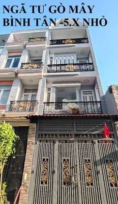 Nhà ngã tư gò mây 700m - bình tân - 52m2 -4 tầng -đường xe tải -5.49t