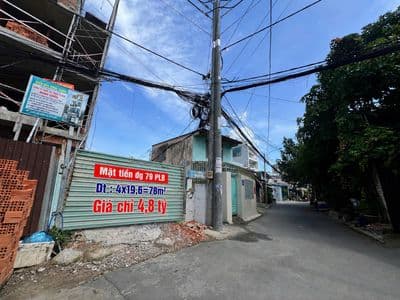 Bán đất ngay mặt tiền đường 79 sát Uỷ ban Q9 - Gía chỉ 4,8 tỷ