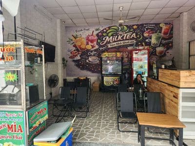 Quán cfe 6x5m góc 2MT Đs 1 p16 Gò Vấp đầy đủ vật dụng akD cfe