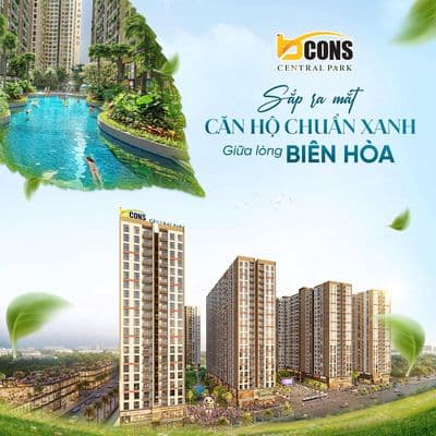 Bcons Central Park - căn hộ giữa lòng BIÊN HÒA - dự kiến 45tr/m2 !