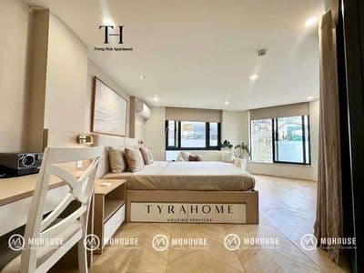 Căn hộ stu tách bếp thang máy tiện đi hàng xanh