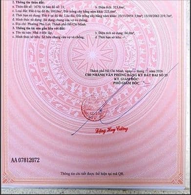 Bán đất mặt tiền hẻm 178 Phú Lợi, Bình Dương Đất thổ cư • Ngang 8,75m