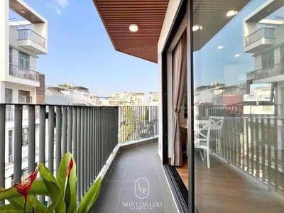 Căn hộ cao cấp thang máy bùi đình tuý balcony full nội thất