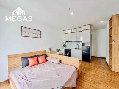 Studio ban công ngay Quang Trung,xa lộ Hà Nội,lê văn việt,ngã tư TĐ