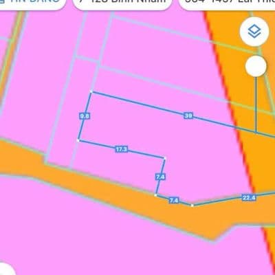 Bán đất góc mặt tiền Nguyễn Chí Thanh, Bình Nhâm 79, 482m2, 12 tỷ