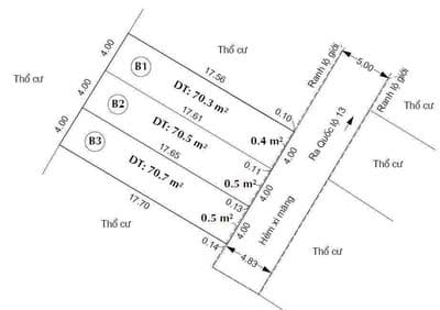 bán đất hxh quốc lộ 13 hiệp bình phước giá 6.39 tỷ/71m