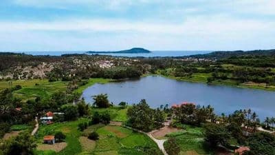Bán lô đất sổ sẵn thổ cư view Hồ, gần biển Xóm Cát. Ngang bám 56m