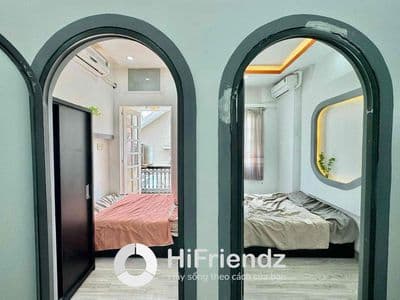 Chdv 2 phòng ngủ ban công - máy giặt riêng - ngã tư bảy hiền
