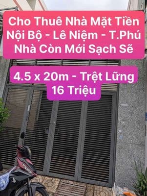 Cho thuê nhà Lê Niệm
