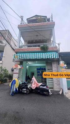 Cho thuê nhà góc 2 mt hẻm 488/ phạm văn chiêu p16 gò vấp