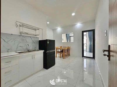 Căn hộ 1 phòng ngủ tách bếp diện tích rộng full nội thất