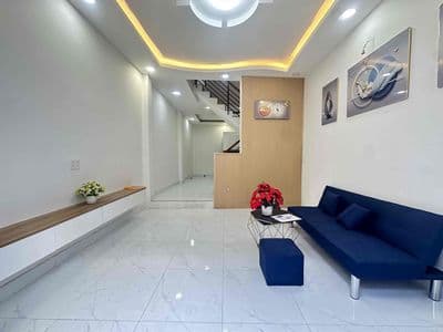 Khu phần lô - 45m2 - 3 tâng - lưu hữu phước - 4pn - quận 8- chỉ 5.x ty