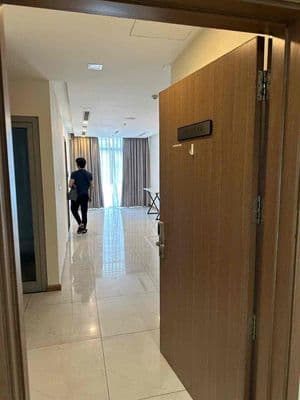 Cho thuê CH Vinhomes Central Park 2PN, Tòa P6 Tầng thấp, View trực diệ