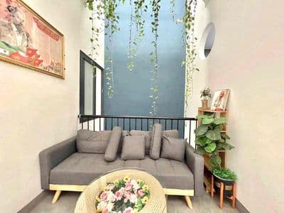 Cho thuê nhà đường 15m diên hồng gần cầu hoà xuân - đầy đủ nội thất