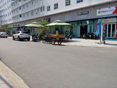 Căn hộ 1PN nội thất cơ bản, máy nước nóng, giường, tủ bếp
